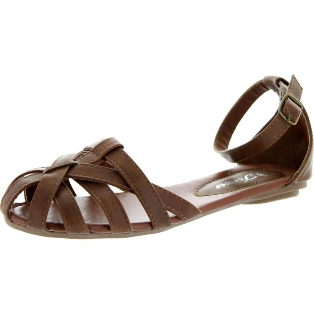 Forever Link Vera-82 Tan Womens sandals 5 NEW